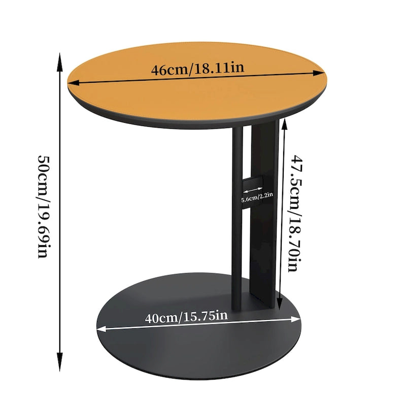 Table basse carrée moderne avec 2 tiroirs, table d'appoint blanche 31,5 Mecha Style (grandes et petites tables vendues séparément)-17