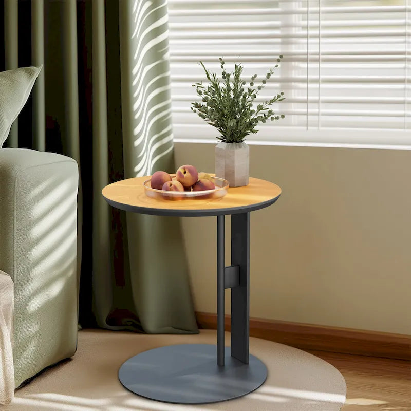 Table basse carrée moderne avec 2 tiroirs, table d'appoint blanche 31,5 Mecha Style (grandes et petites tables vendues séparément)-20