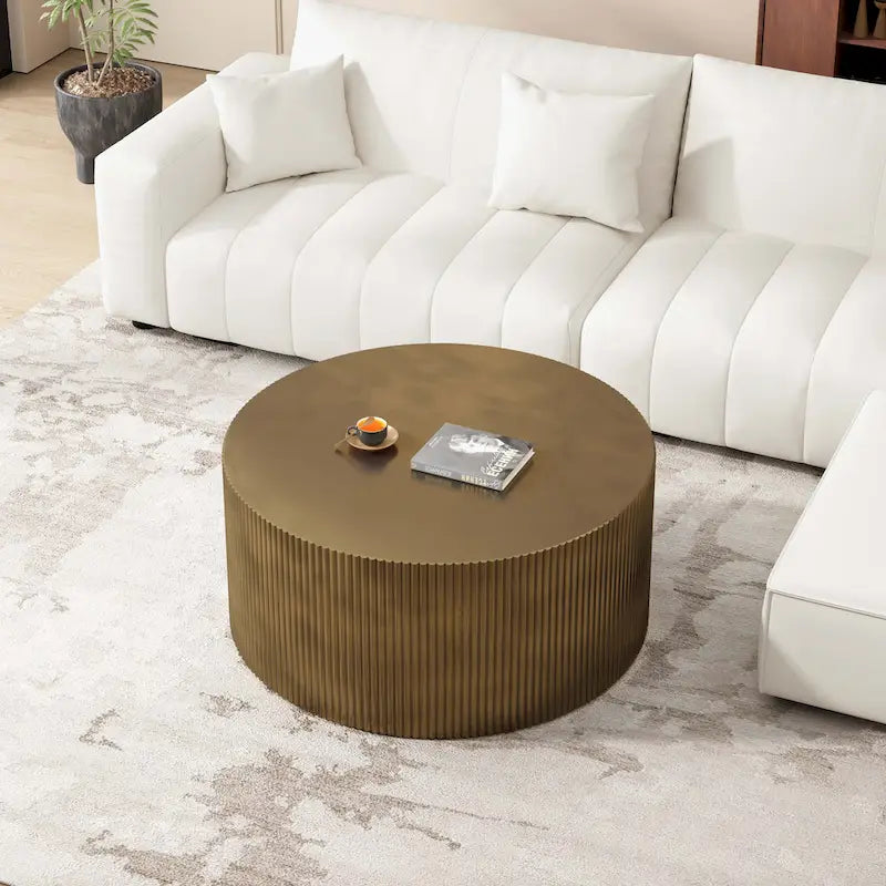 Table basse ronde moderne-2