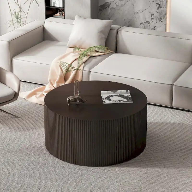Table basse ronde moderne-4