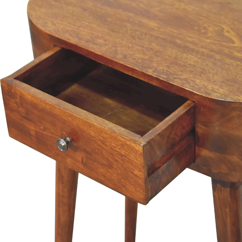 Console Mini Albion en bois massif couleur châtaignier de la marque Artisan Furniture-5
