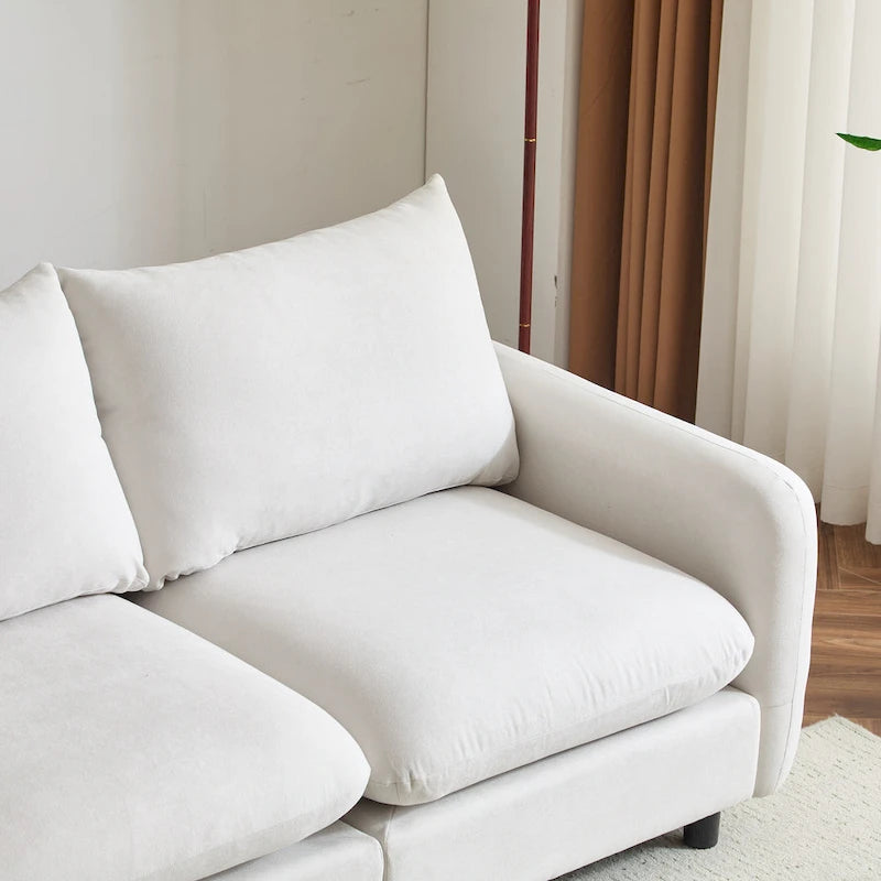 Christopher Knight Home - Canapé d'angle modulaire moderne Evelyn 2 places-5