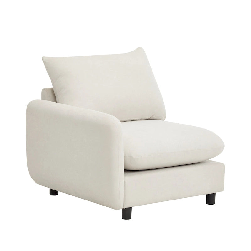Christopher Knight Home - Canapé d'angle modulaire moderne Evelyn 2 places-7