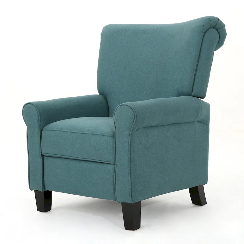 Fauteuil inclinable manuel standard Roomfitters, fauteuil de salon confortable pour le salon et la chambre, bleu sarcelle-7