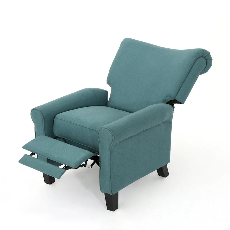 Fauteuil inclinable manuel standard Roomfitters, fauteuil de salon confortable pour le salon et la chambre, bleu sarcelle-9