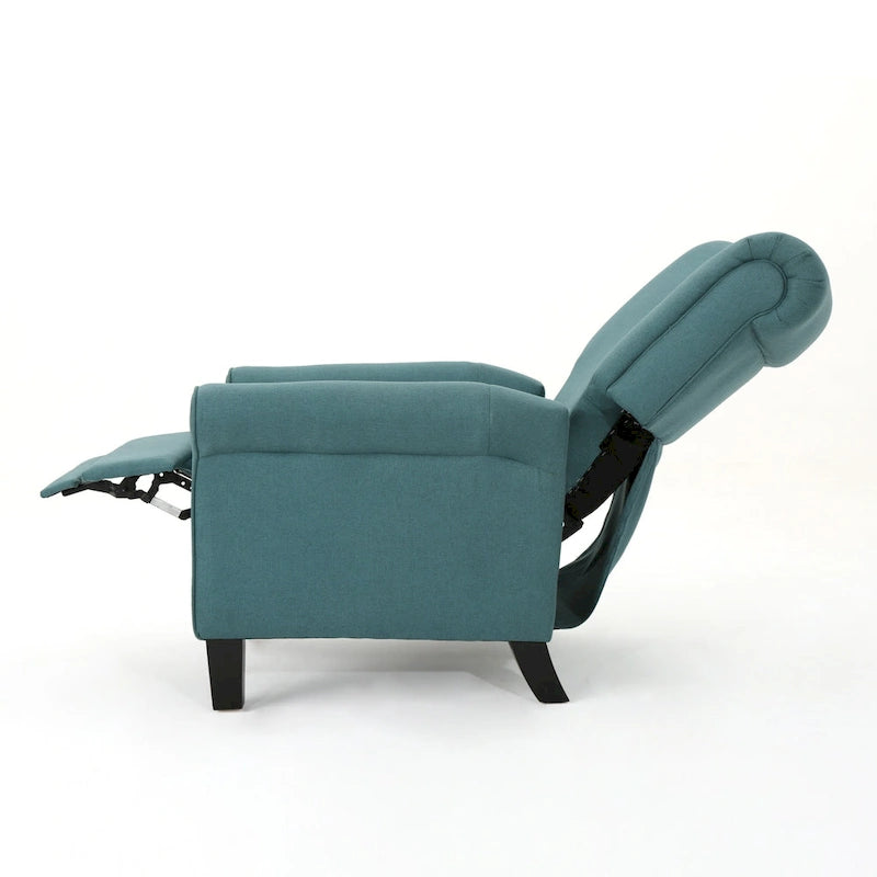 Fauteuil inclinable manuel standard Roomfitters, fauteuil de salon confortable pour le salon et la chambre, bleu sarcelle-10