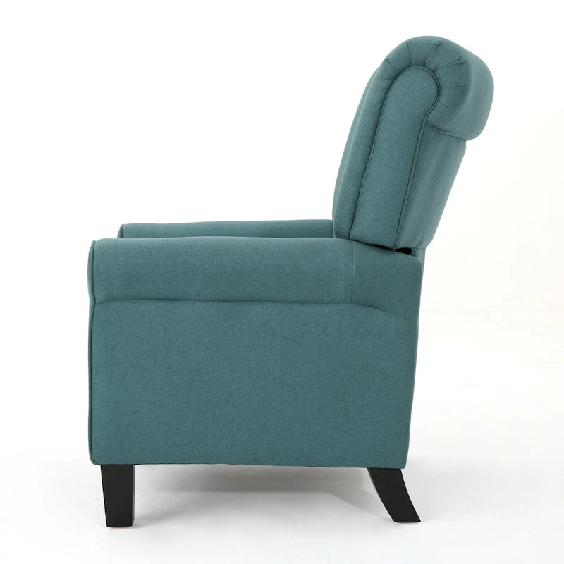 Fauteuil inclinable manuel standard Roomfitters, fauteuil de salon confortable pour le salon et la chambre, bleu sarcelle-11