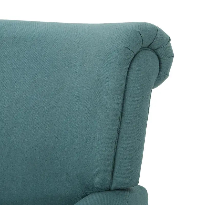 Fauteuil inclinable manuel standard Roomfitters, fauteuil de salon confortable pour le salon et la chambre, bleu sarcelle-15