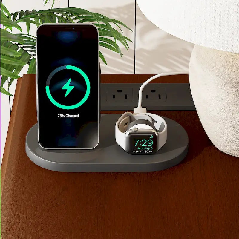 Table d'appoint moderne à 2 tiroirs, table d'appoint étroite en bois massif, table de chevet fine pour salon, chambre-4