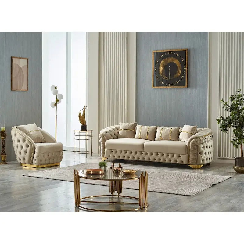 Ensemble de salon Granda 3 pièces : 1 canapé et 2 fauteuils-4