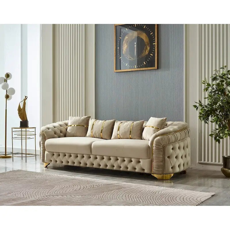 Ensemble de salon Granda 3 pièces : 1 canapé et 2 fauteuils-2