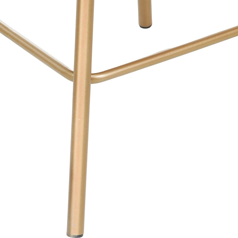 Tabourets de bar pivotants à 180° Christopher Knight Home Bremen 26 en velours avec pieds en métal (lot de 2)-19