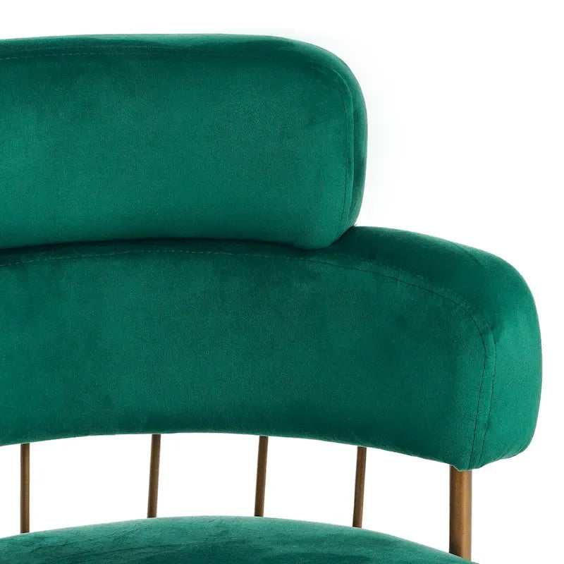 Tabourets de bar pivotants à 180° Christopher Knight Home Bremen 26 en velours avec pieds en métal (lot de 2)-20