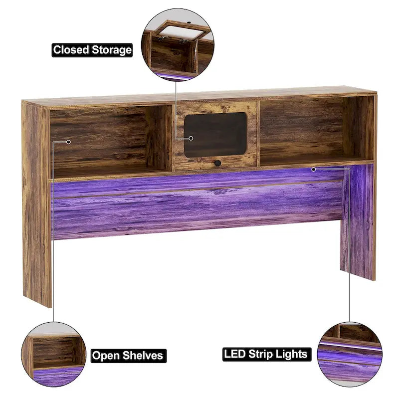 Bureau d'angle en forme de L avec étagère supérieure et station de charge-13