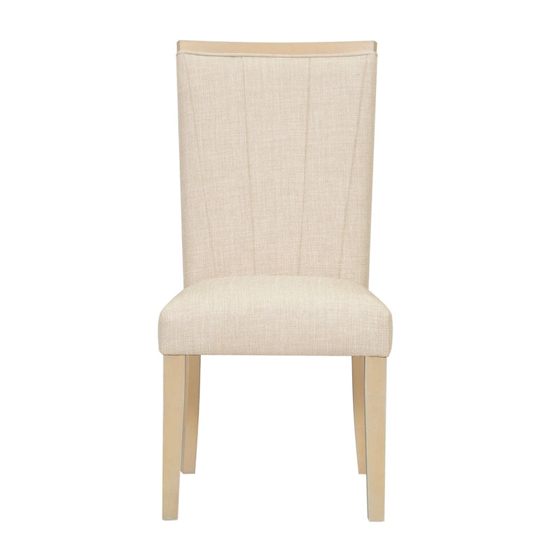 Ensemble de salle à manger contemporain 6 pièces avec table à pied central et 4 chaises-17