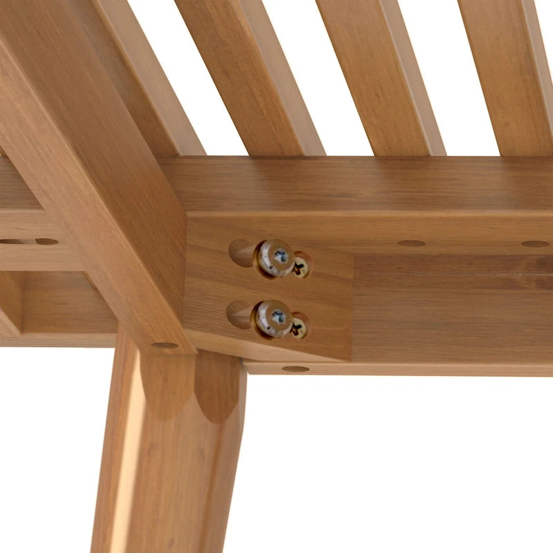 Banc d'entrée simple en bois de style Mid-Century, Plank and Beam - 41,3 cm L x 16,5 cm l x 17,5 cm H-24