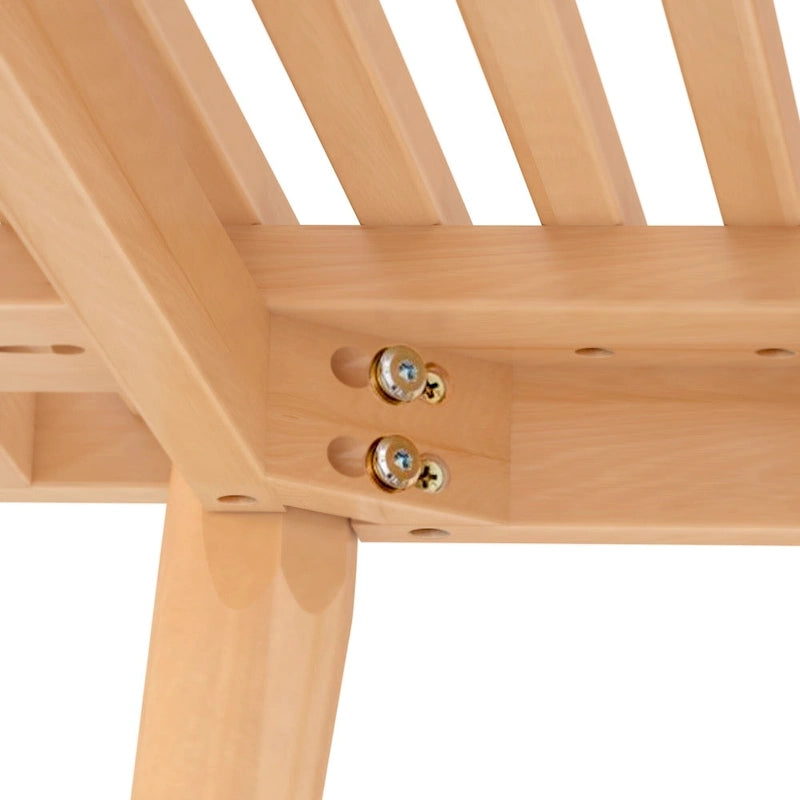 Banc d'entrée simple en bois de style Mid-Century, Plank and Beam - 41,3 cm L x 16,5 cm l x 17,5 cm H-31