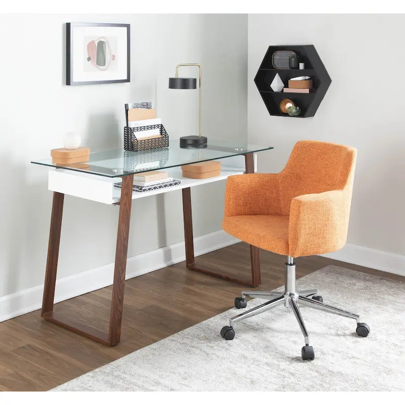 Fauteuil de bureau contemporain en tissu Carson Carrington Duved - Non disponible