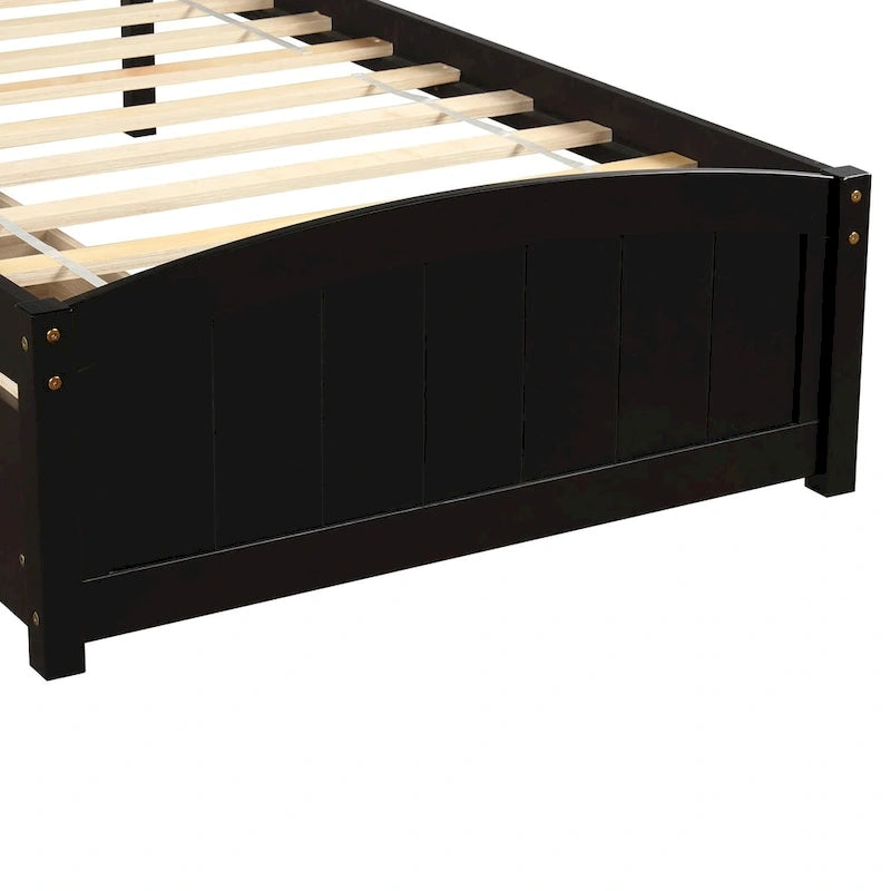 Lit plateforme simple avec deux tiroirs-9