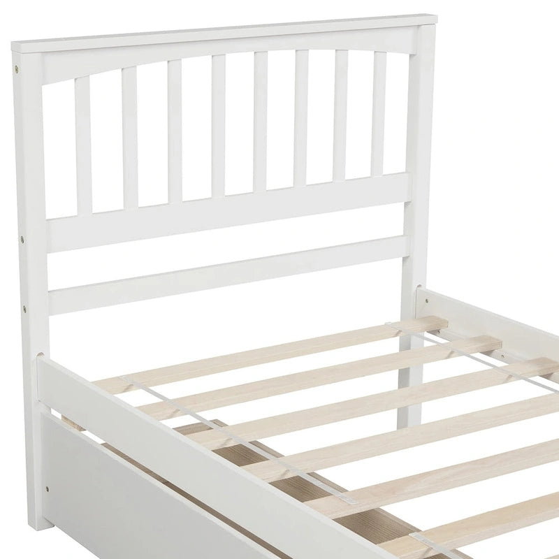 Lit plateforme simple avec deux tiroirs-17
