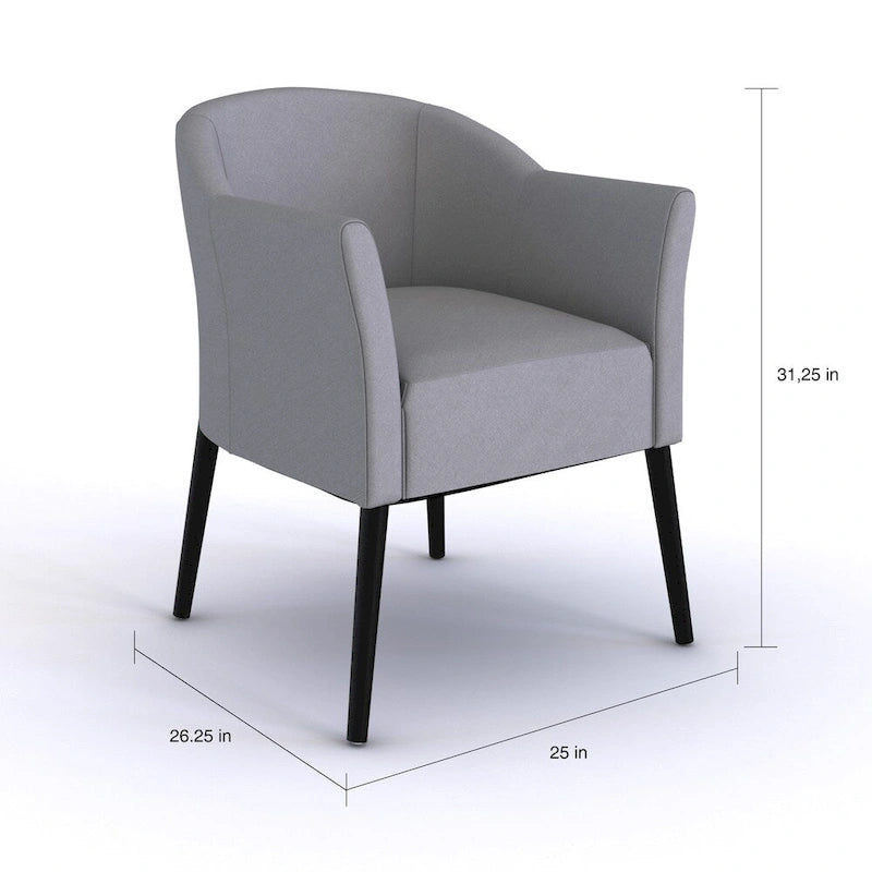 Fauteuil en tissu Carson Carrington Augustenborg de Christopher Knight Home-15