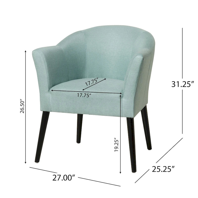Fauteuil en tissu Carson Carrington Augustenborg de Christopher Knight Home-18