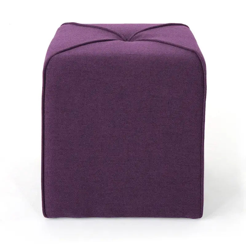Pouf carré en tissu Kenyon de Christopher Knight Home-15