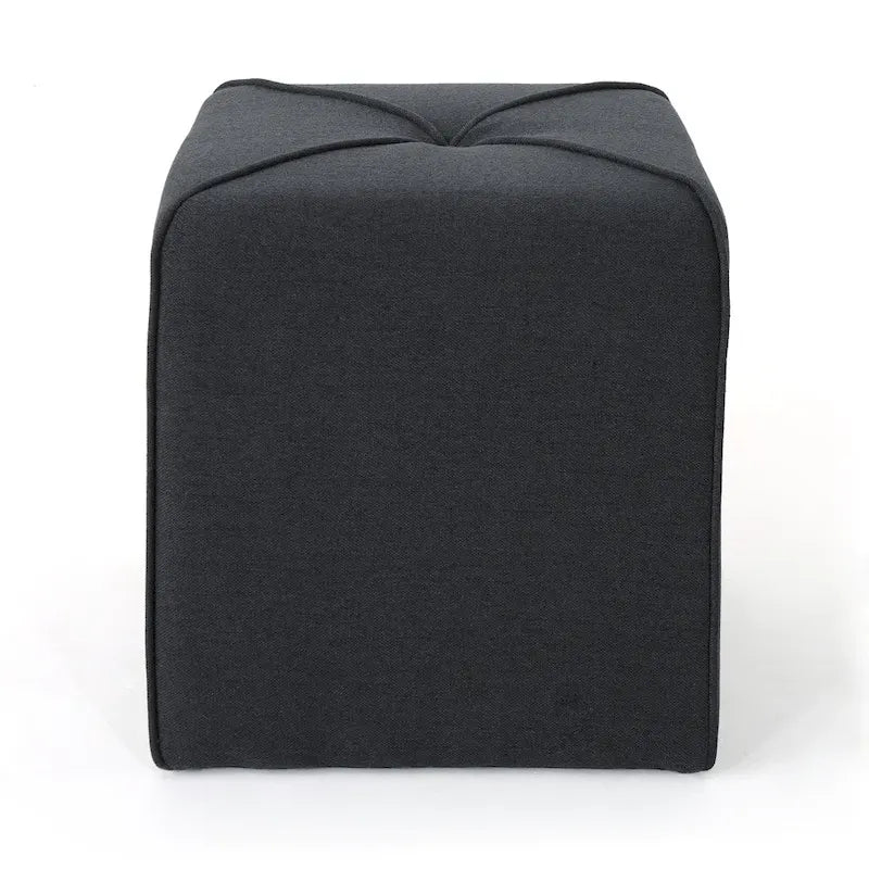 Pouf carré en tissu Kenyon de Christopher Knight Home-19