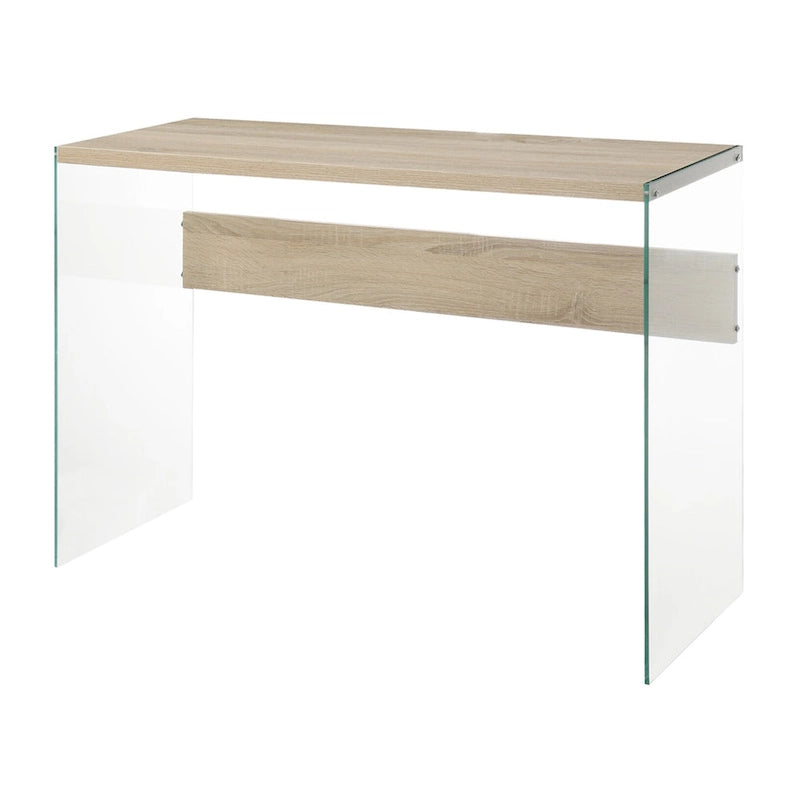 Console/bureau en verre SoHo de Convenience Concepts