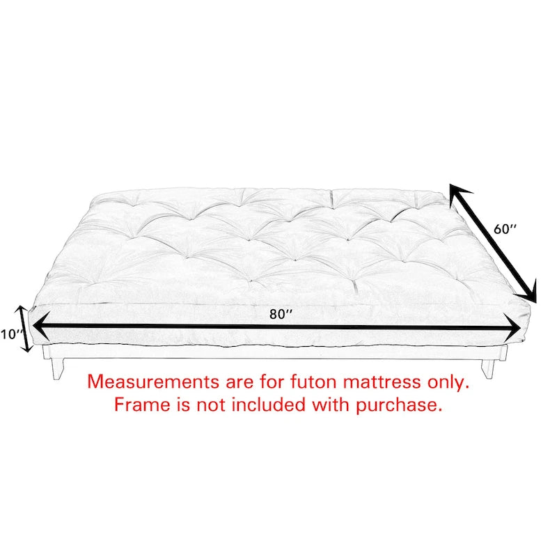 Matelas futon TruPedic Queen size 10 pouces (matelas seulement)-21