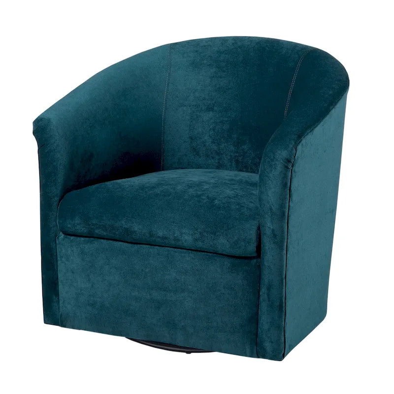 Fauteuil pivotant Ellery en microfibre moderne de Greyson Living-28