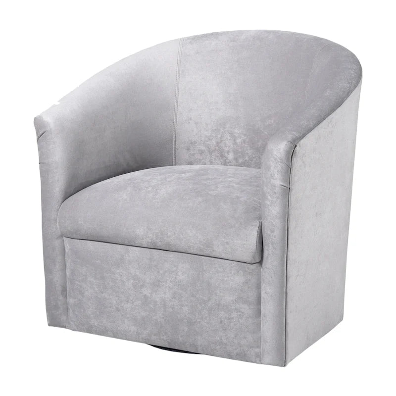 Fauteuil pivotant Ellery en microfibre moderne de Greyson Living-29