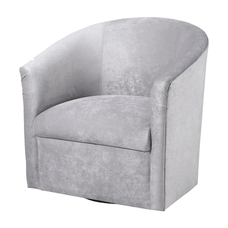 Fauteuil pivotant Ellery en microfibre moderne de Greyson Living-6