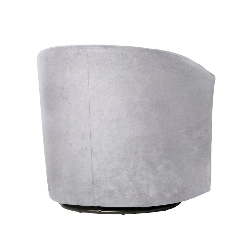 Fauteuil pivotant Ellery en microfibre moderne de Greyson Living-7