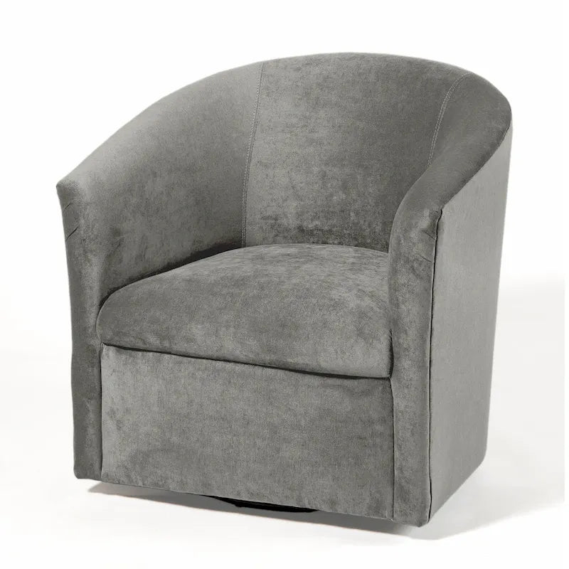 Fauteuil pivotant Ellery en microfibre moderne de Greyson Living-10