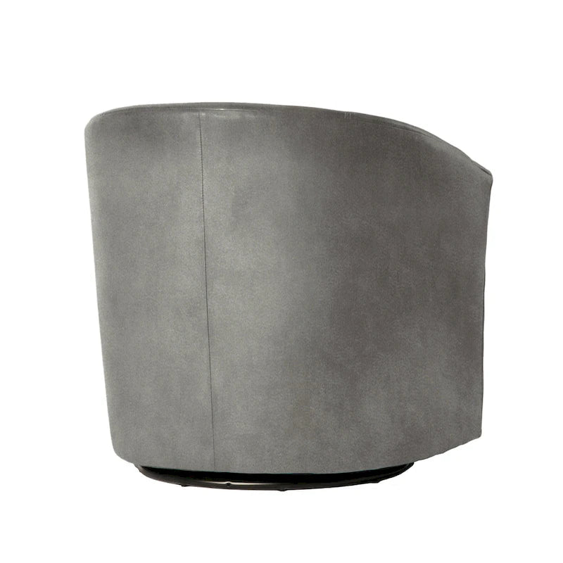 Fauteuil pivotant Ellery en microfibre moderne de Greyson Living-11
