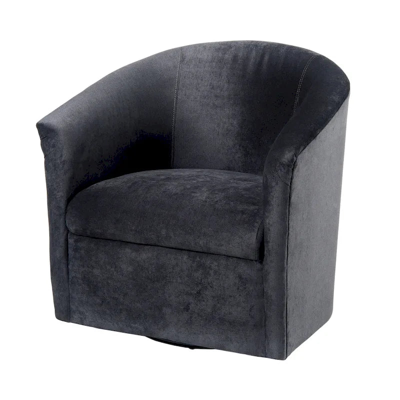 Fauteuil pivotant Ellery en microfibre moderne de Greyson Living-14