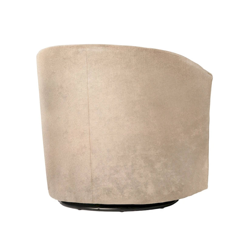 Fauteuil pivotant Ellery en microfibre moderne de Greyson Living-19
