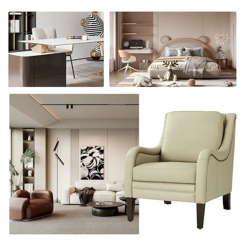 Ensemble de 2 fauteuils confortables Pascual pour salon avec pieds en bois massif-8