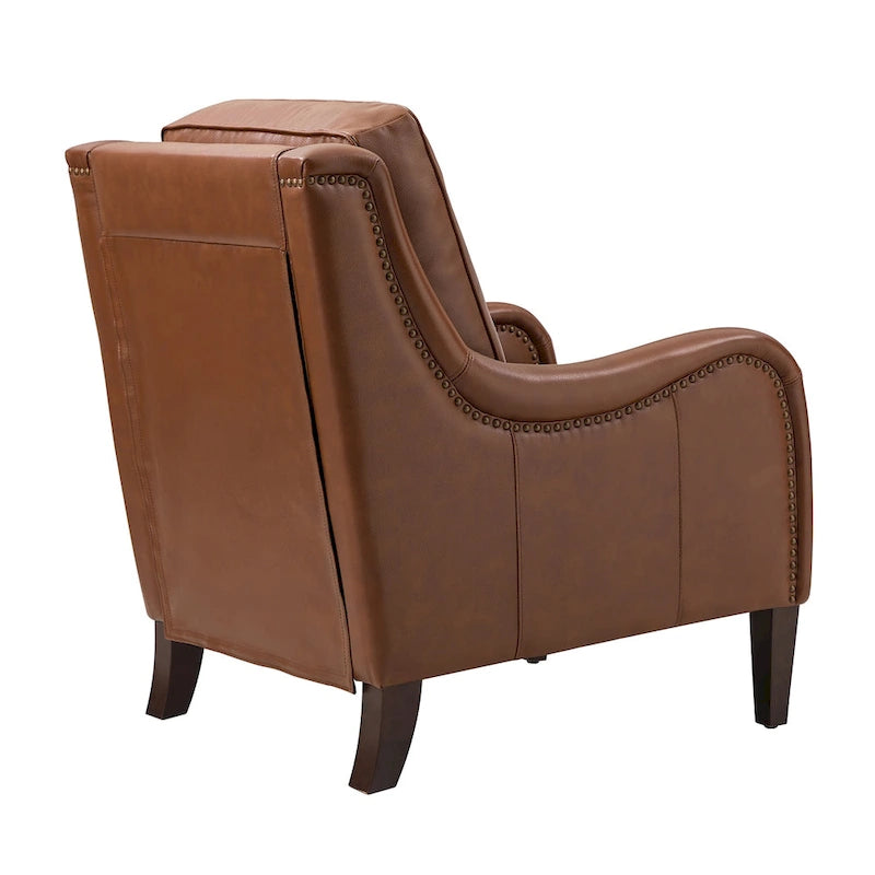 Ensemble de 2 fauteuils confortables Pascual pour salon avec pieds en bois massif-20