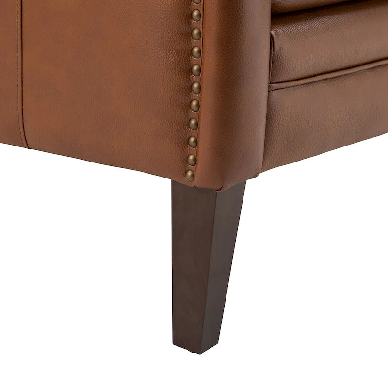 Ensemble de 2 fauteuils confortables Pascual pour salon avec pieds en bois massif-23