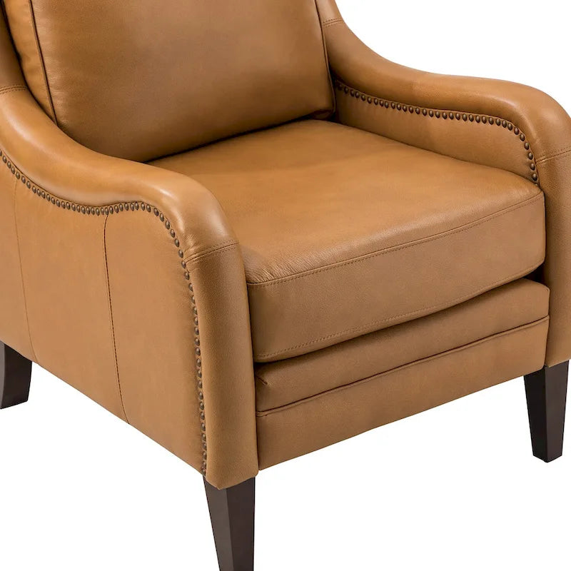 Ensemble de 2 fauteuils confortables Pascual pour salon avec pieds en bois massif-32