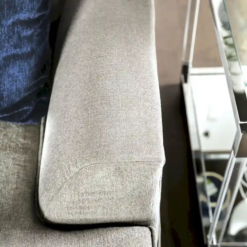 Canapé d'angle en chenille de style transitionnel Ilka, en forme de L, avec accoudoirs évasés, par Furniture of America-12