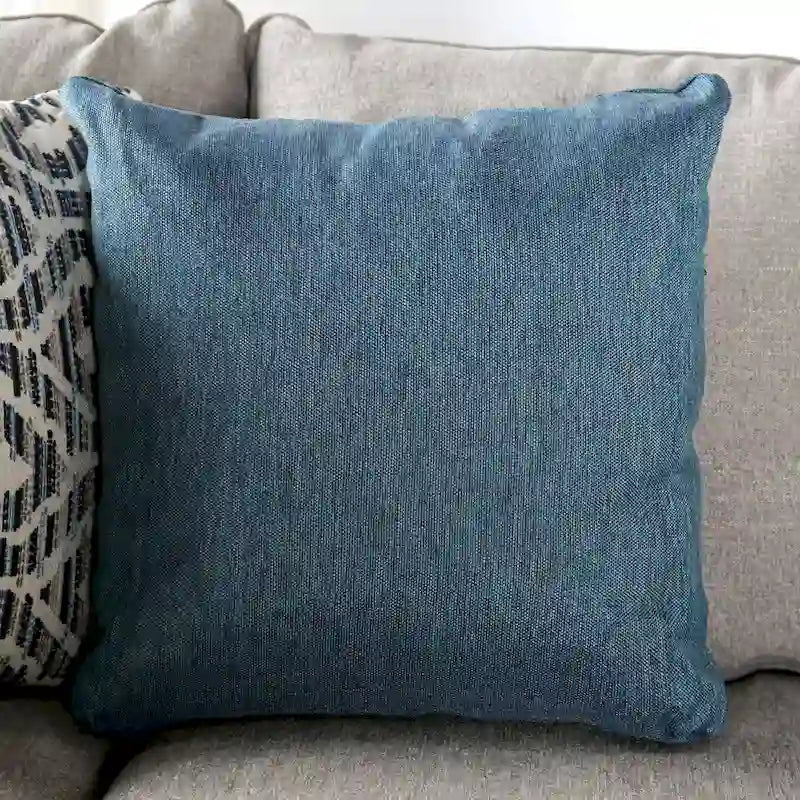 Canapé d'angle en chenille de style transitionnel Ilka, en forme de L, avec accoudoirs évasés, par Furniture of America-15