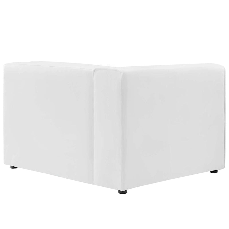 Canapé d'angle 4 pièces Mingle en cuir végétalien-8