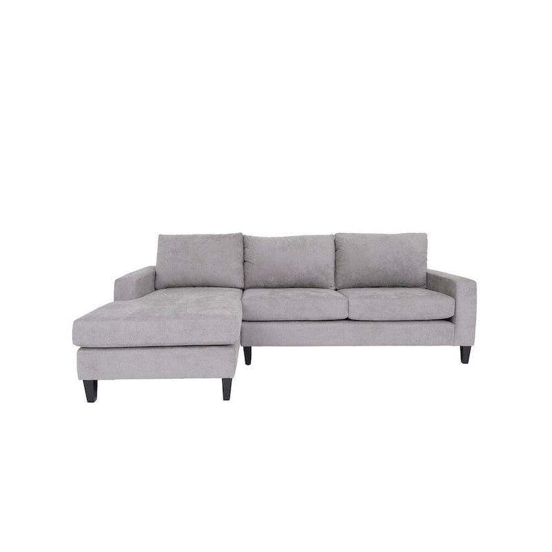 Canapé d'angle contemporain Coast to Coast Sofas en forme de L, revêtement en polyester et nylon, structure en bois massif, tissu d'ameublement-3