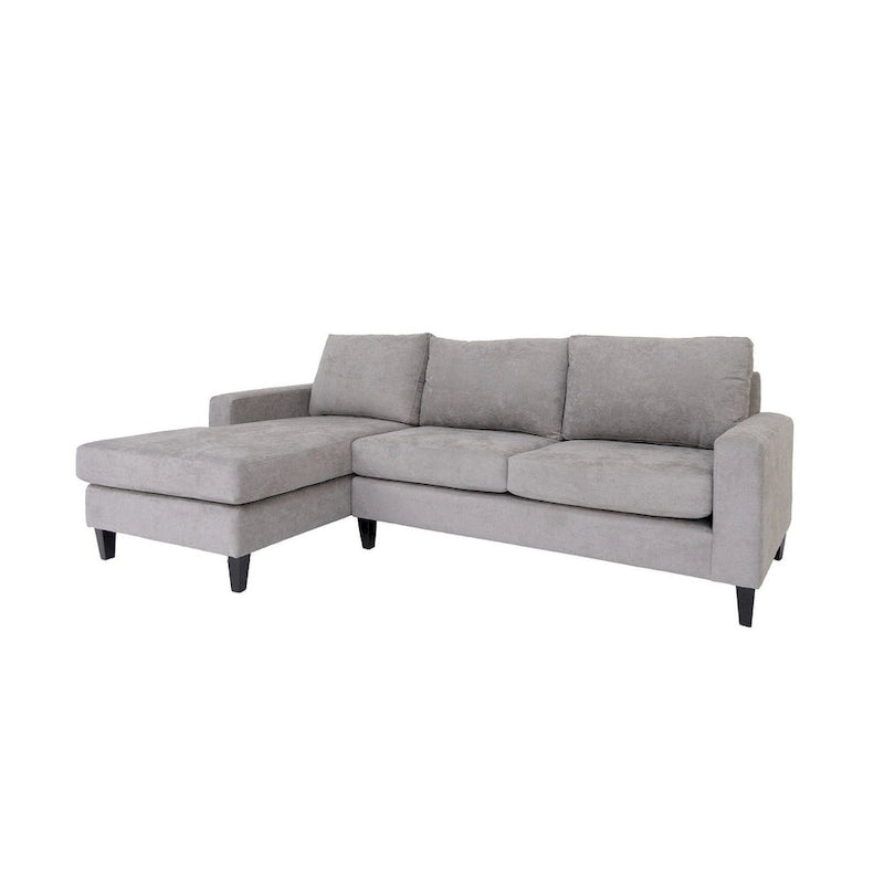 Canapé d'angle contemporain Coast to Coast Sofas en forme de L, revêtement en polyester et nylon, structure en bois massif, tissu d'ameublement-4