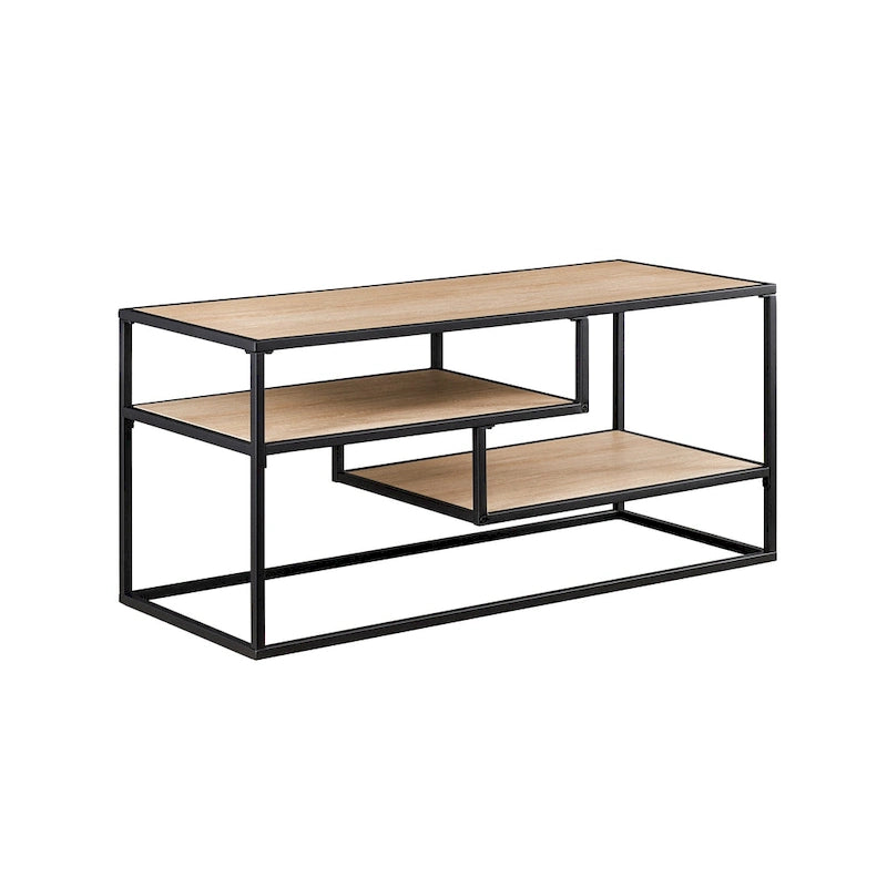 Meuble TV moderne Middlebrook avec étagère flottante-20