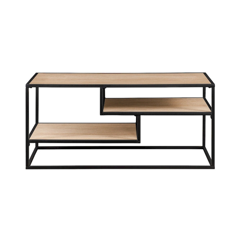 Meuble TV moderne Middlebrook avec étagère flottante-21