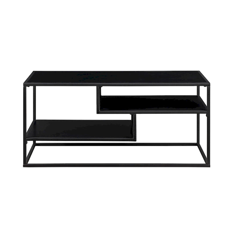 Meuble TV moderne Middlebrook avec étagère flottante-28